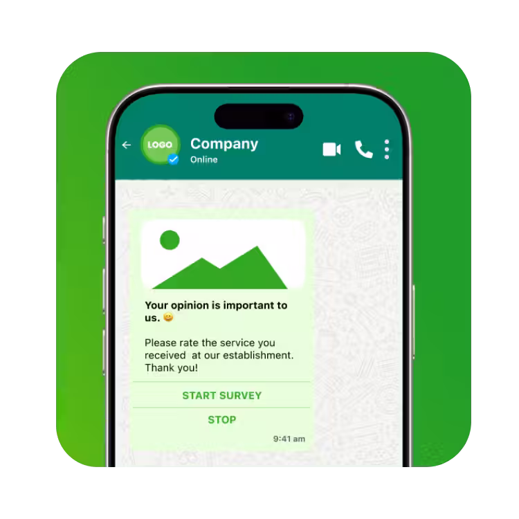 WhatsApp surveys