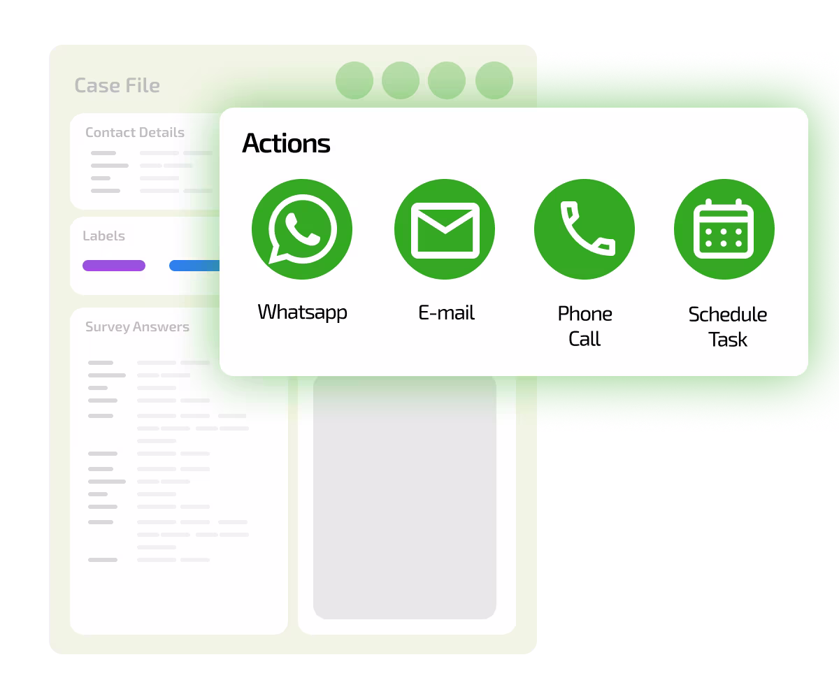 Contact the user